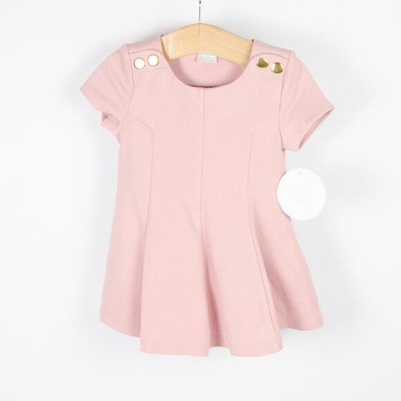 Edgehill Collection Other - NEW Edgehill Collection Stretch Fit and‎ Flare Party Dress Rose Pink Baby 12m